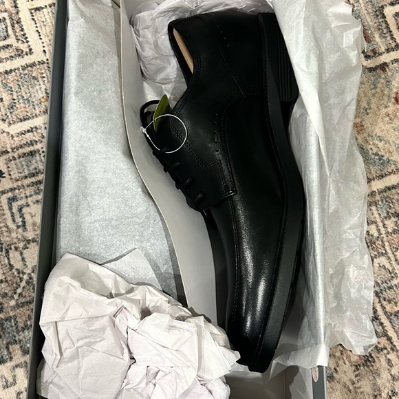 Rockport black men’s dres shoe Size 12W NIB - Picture 3 of 8